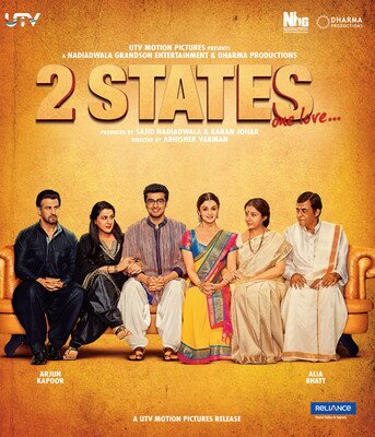 2 States - 2014 (Hindi Blu-ray)