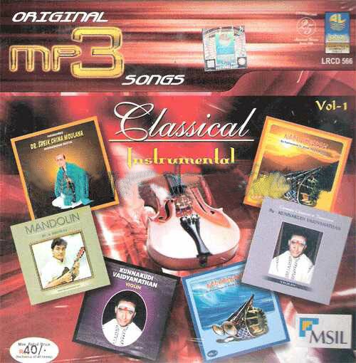 Classical Instrumental Vol 1 MP3 CD