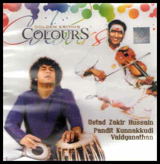 Colours - Ustad Zakir Hussain & Kunnakkudi Vaidyanathan Audio CD