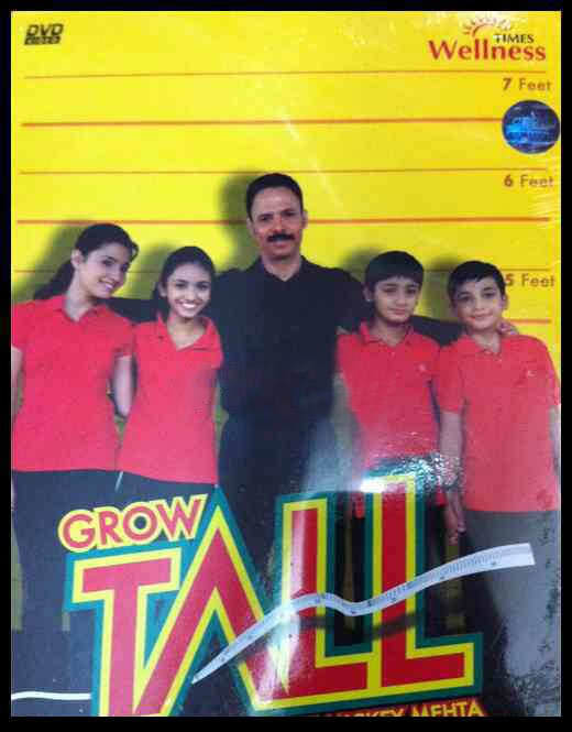 Grow Tall with Mickey Mehta (Yoga Visuals) Video DVD