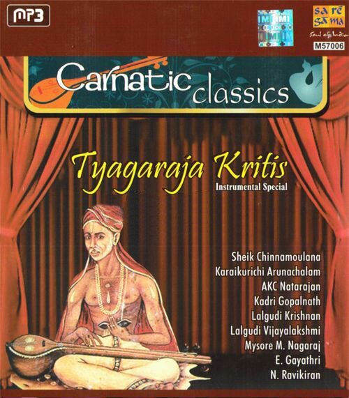 Carnatic Classics - Tyagaraja Kritis (Instrumental) MP3 CD